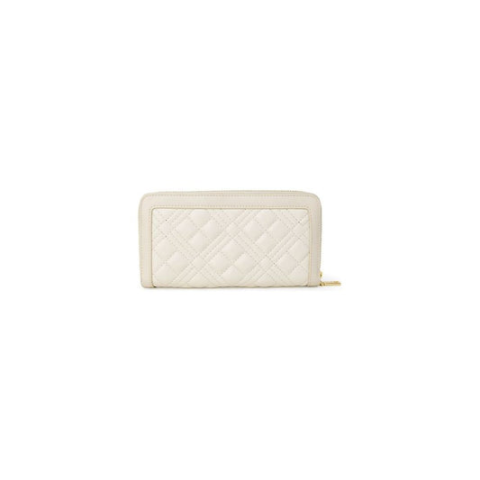 Love Moschino Beige Polyethylene Wallet Love Moschino