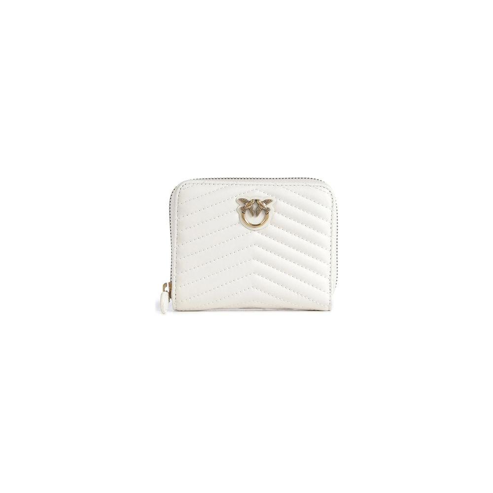 PINKO White Leather Wallet PINKO