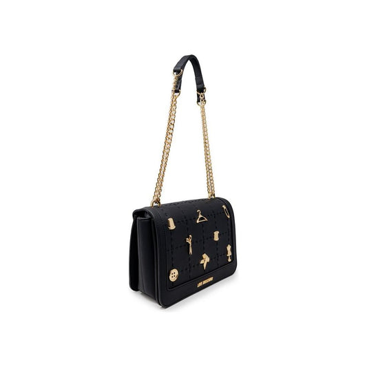 Love Moschino Black Polyethylene Handbag Love Moschino