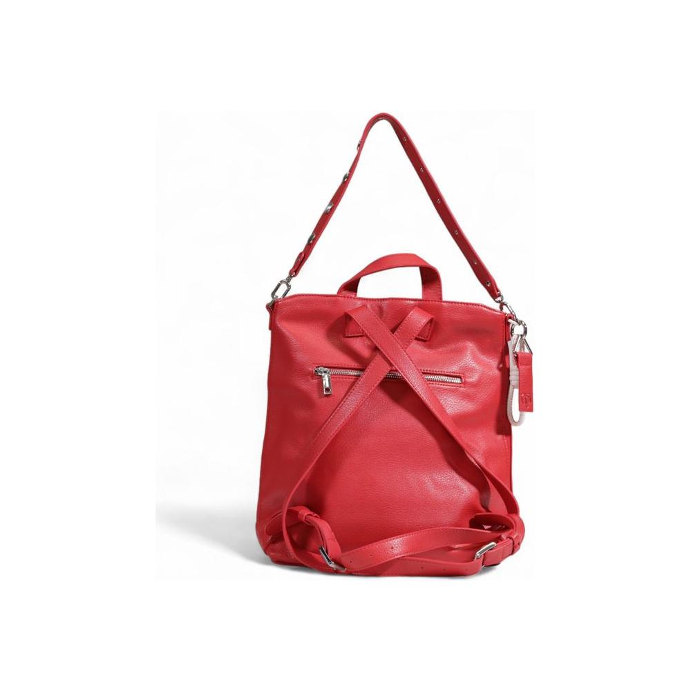 Desigual Red Polyethylene Backpack Desigual