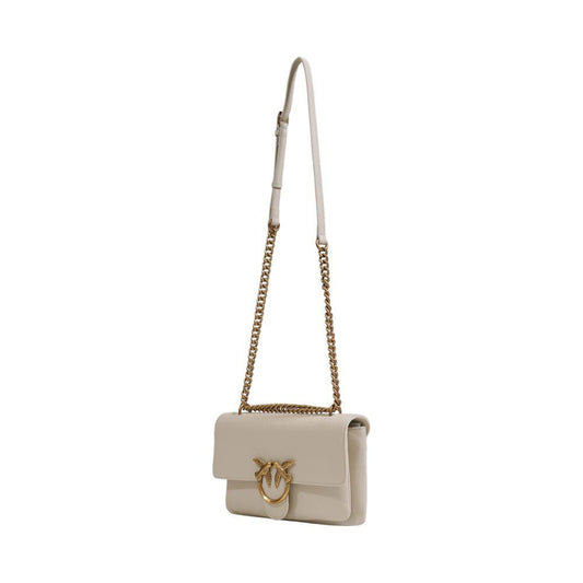 PINKO White Leather Handbag PINKO