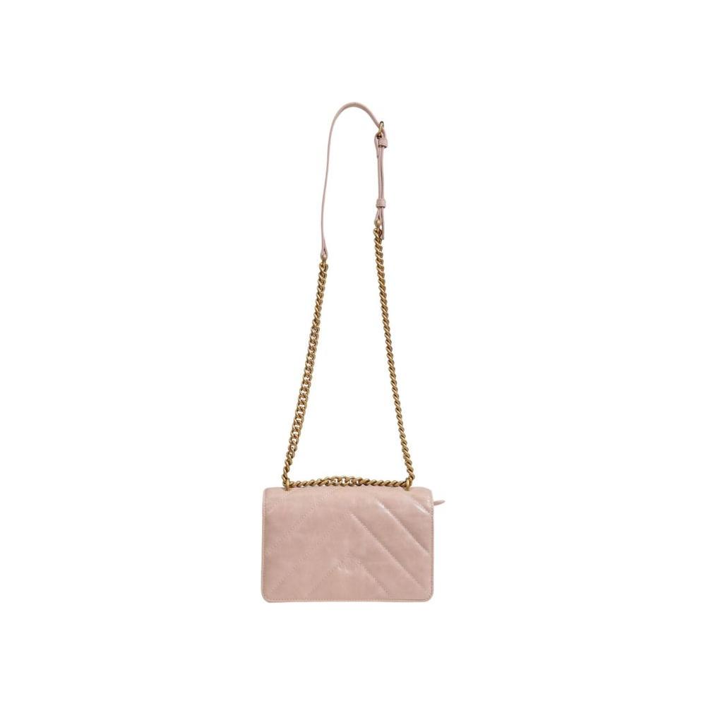 PINKO Pink Leather Handbag PINKO