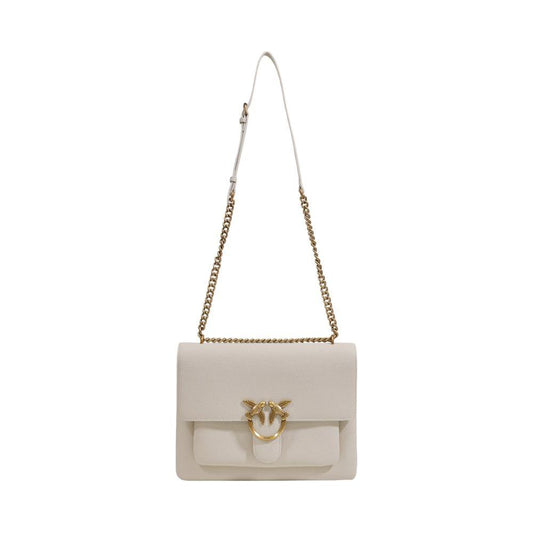 PINKO White Leather Handbag PINKO