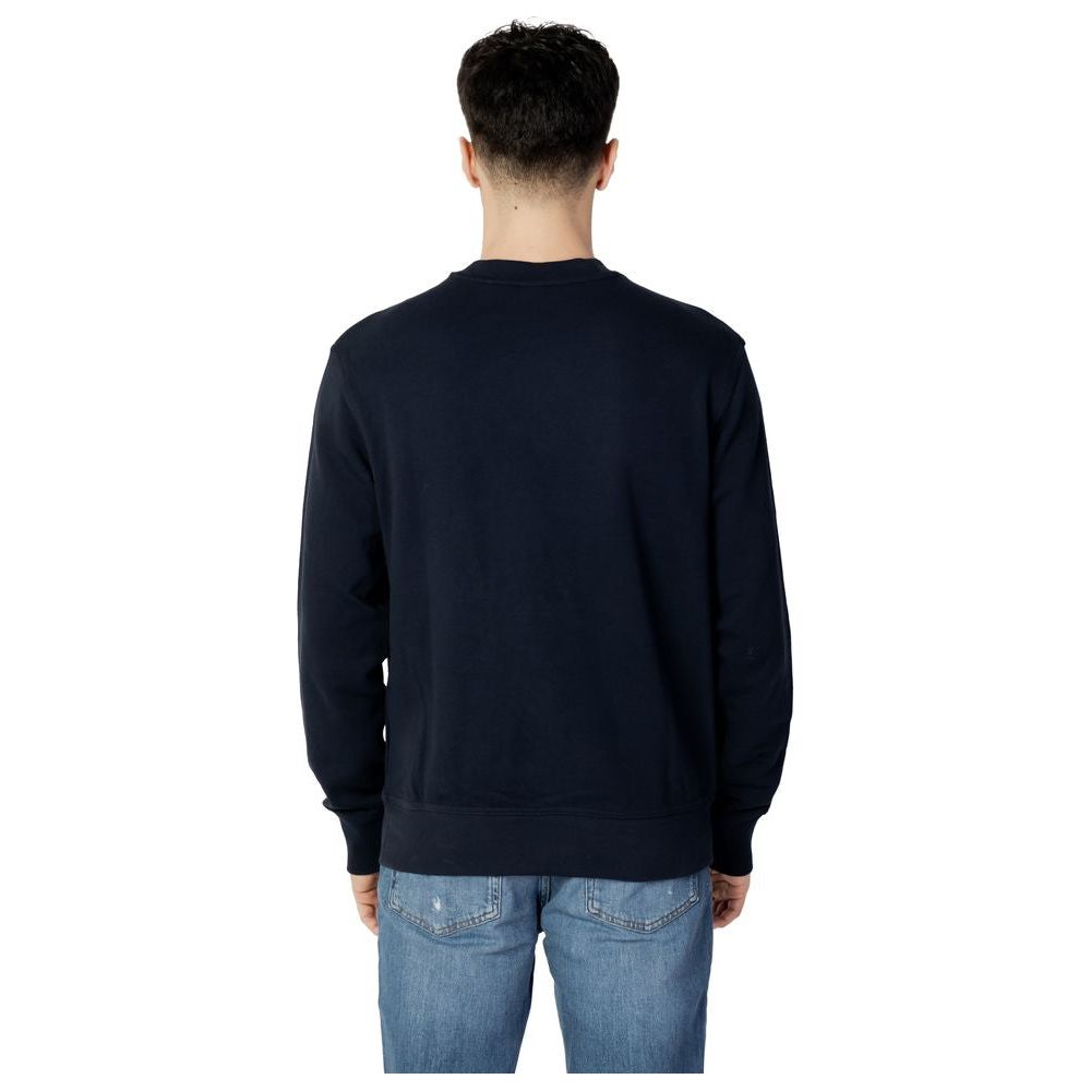 Hugo Boss Blue Cotton Sweater Hugo Boss