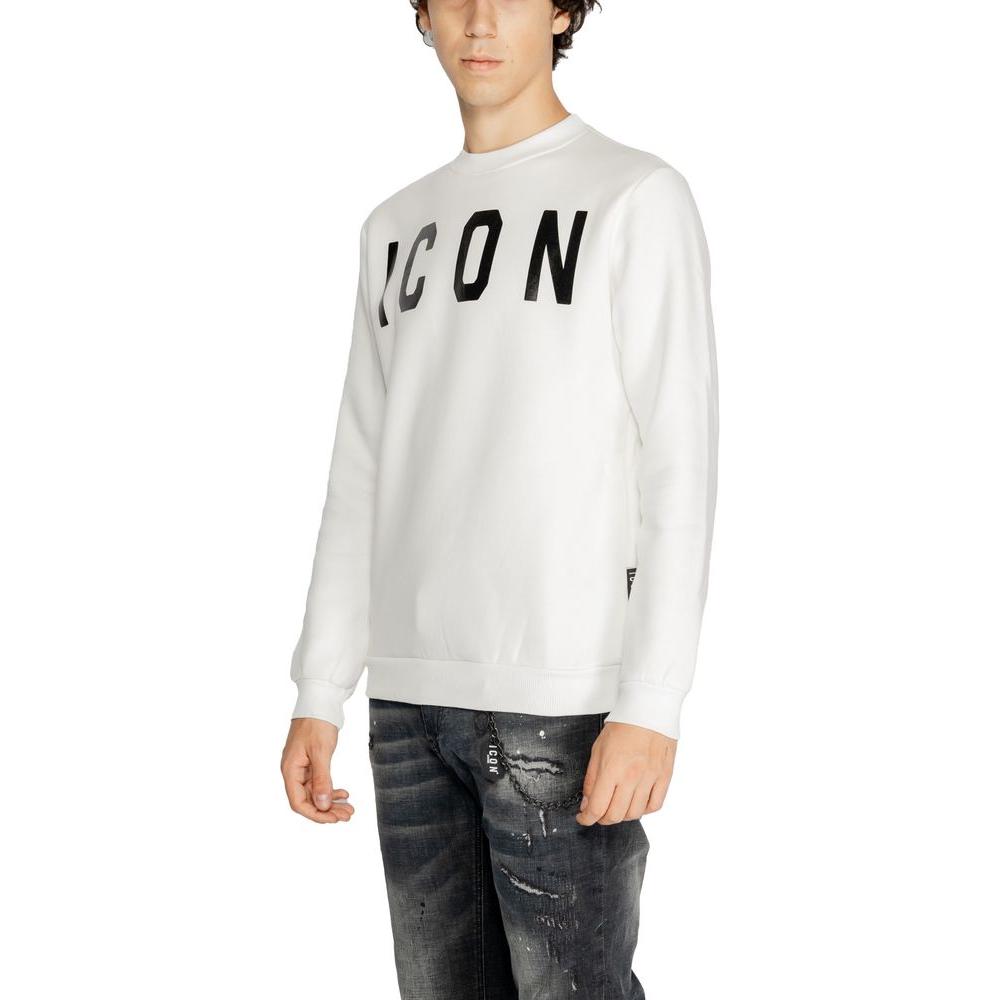 Icon White Cotton Sweater Icon