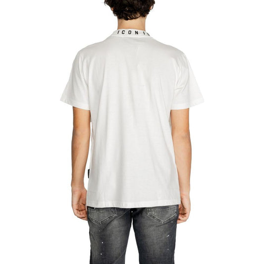 Icon White Cotton T-Shirt Icon