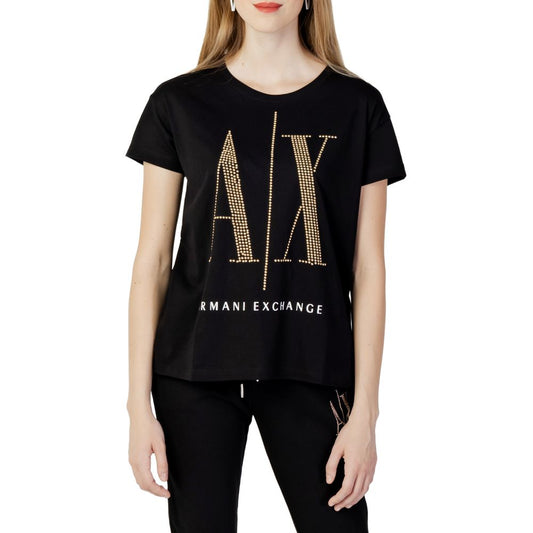 Armani Exchange Bicolor Cotton Tops & T-Shirt Armani Exchange