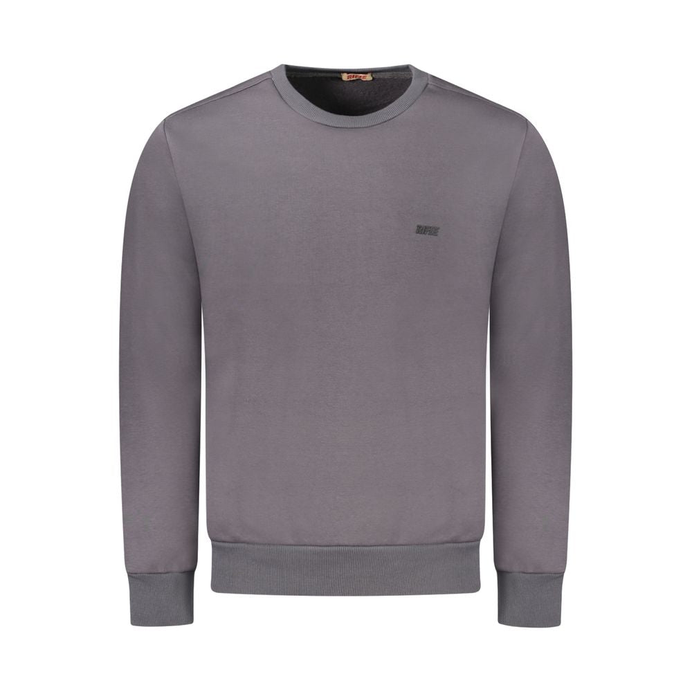 Rifle Gray Cotton Sweater Rifle