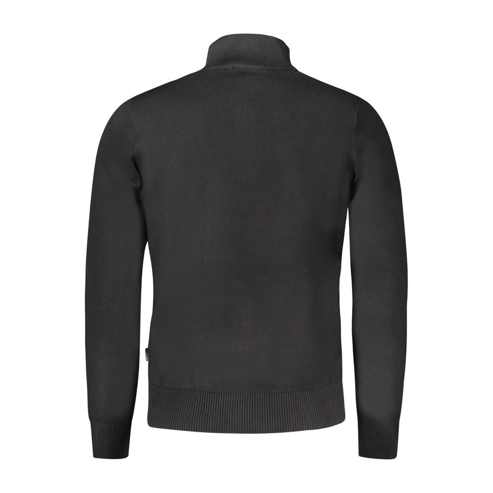 Coveri Moving Black Nylon Sweater Coveri Moving