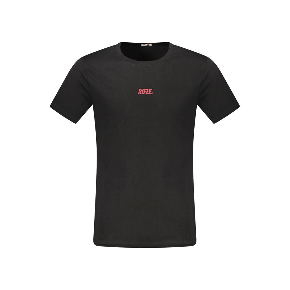 Rifle Black Cotton T-Shirt Rifle