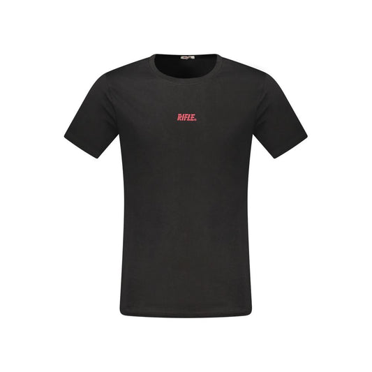 Rifle Black Cotton T-Shirt Rifle