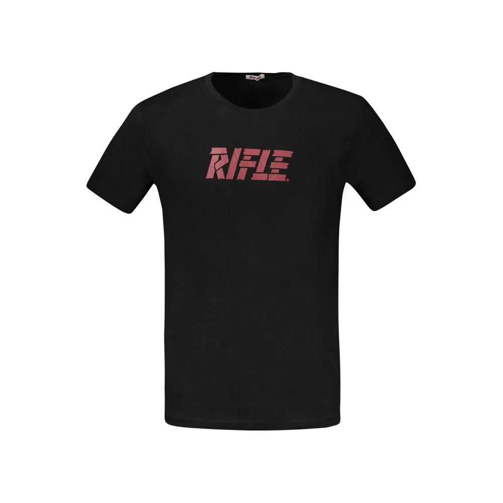 Rifle Black Cotton T-Shirt Rifle