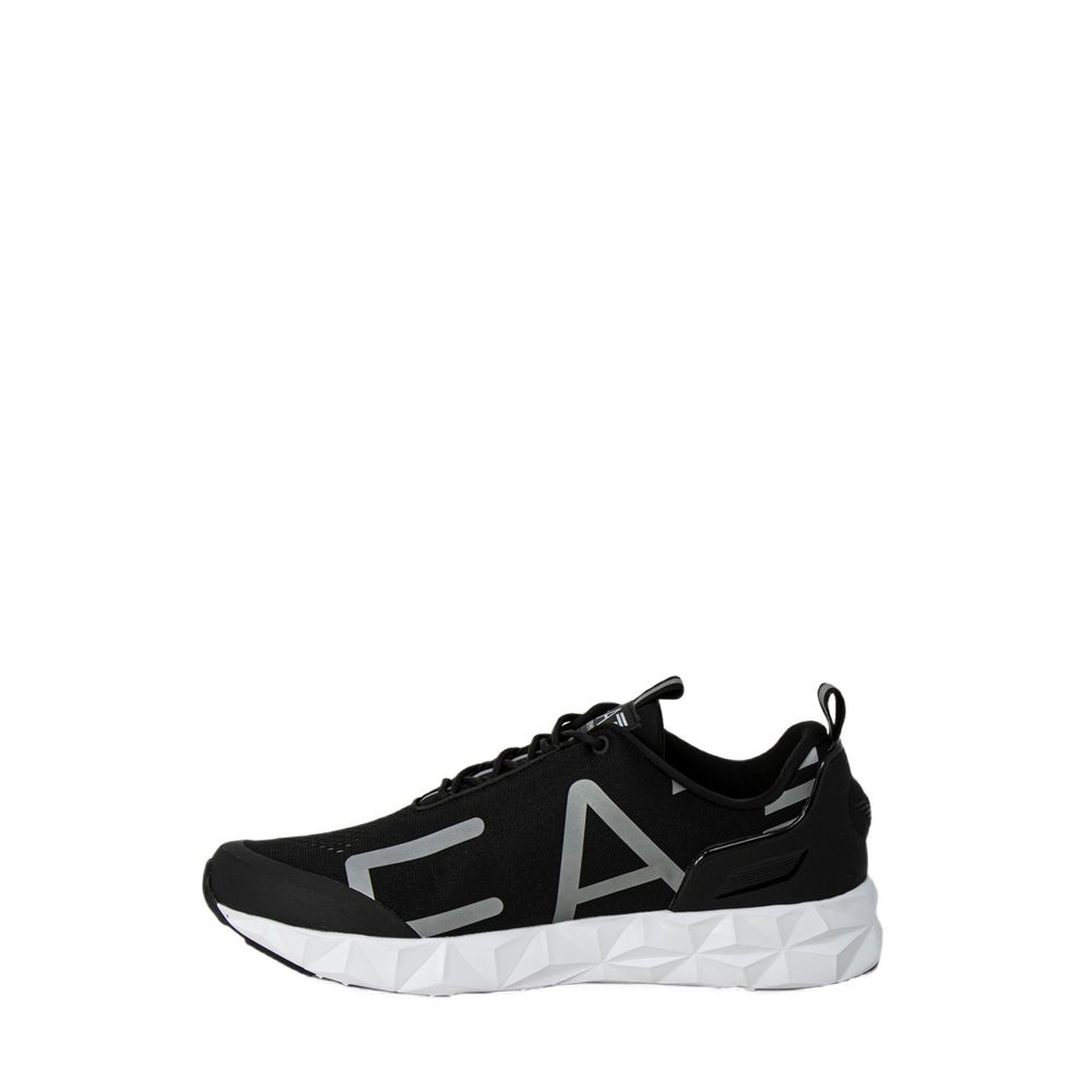 EA7 Emporio Armani Black Polyester Sneaker EA7 Emporio Armani