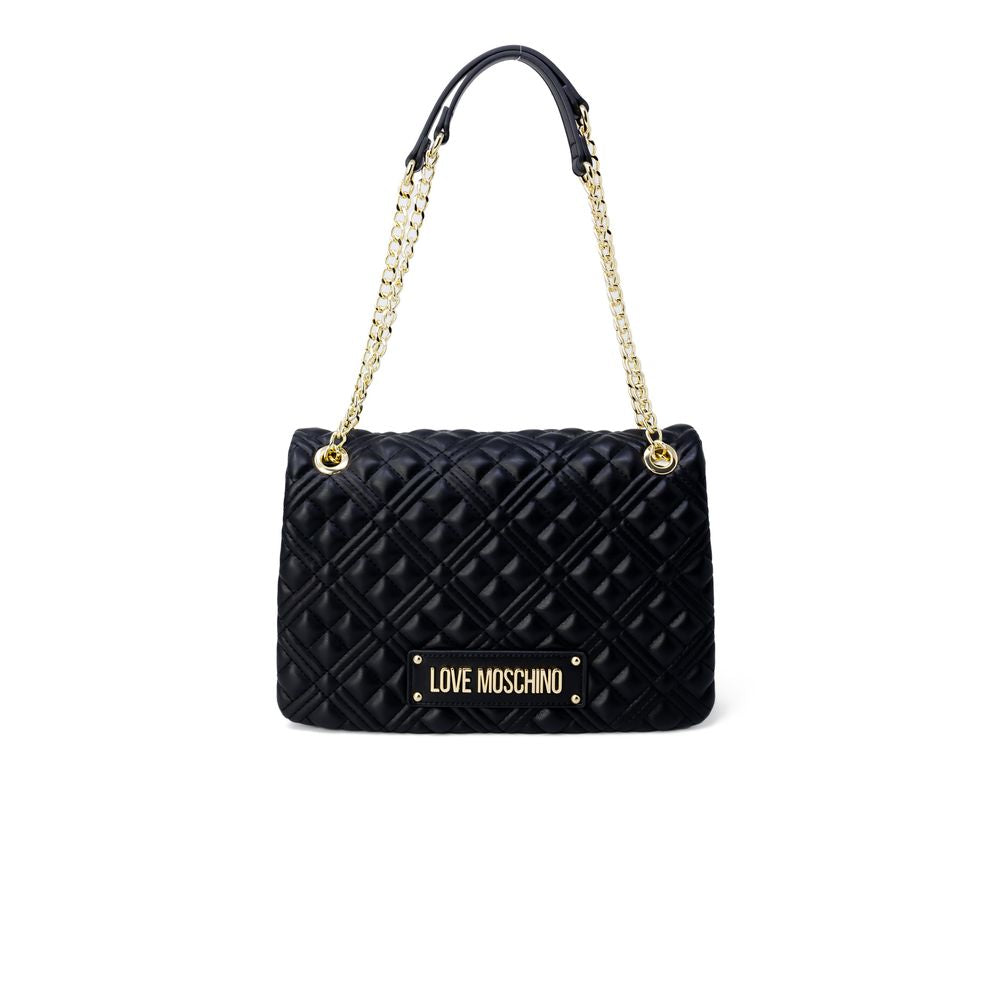 Love Moschino Gold Polyethylene Handbag Love Moschino