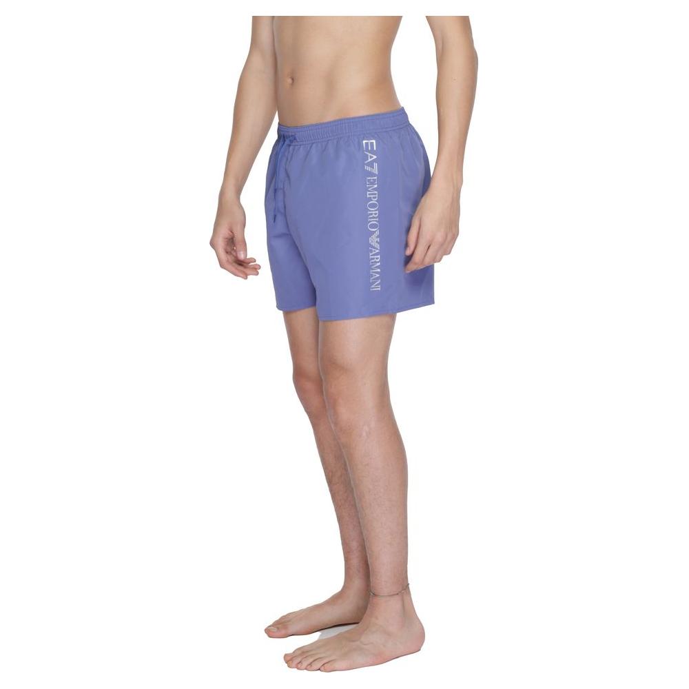 EA7 Emporio Armani Purple Polyester Swimwear EA7 Emporio Armani Rosy Brown