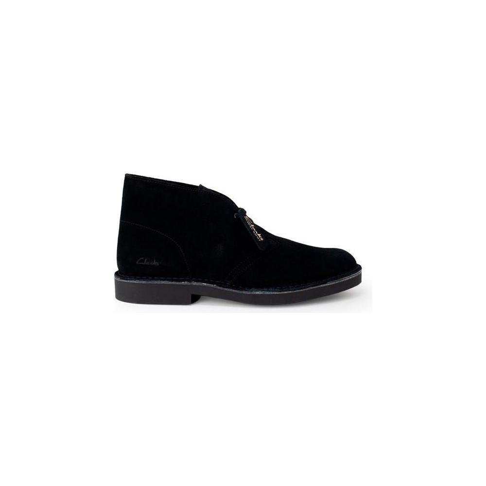 Clarks Black Leather Boot Clarks Lavender