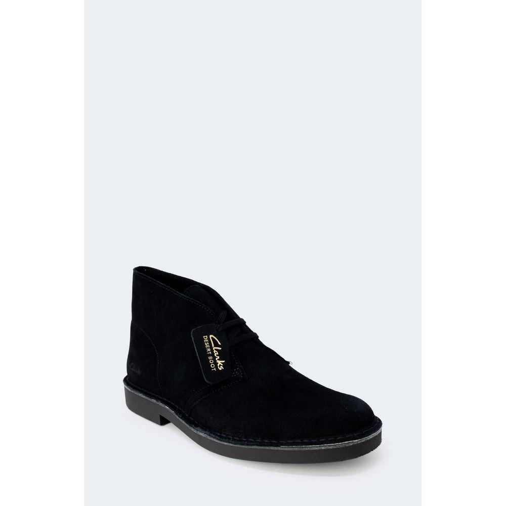 Clarks Black Leather Boot Clarks Lavender
