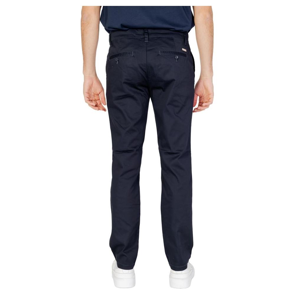 Armani Exchange Blue Cotton Jeans & Pant Armani Exchange