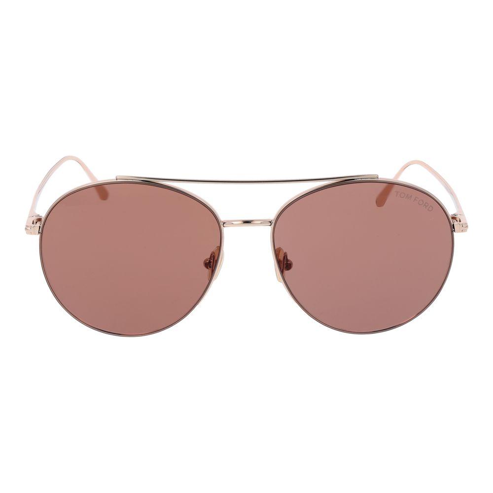 Tom Ford Rose Gold Women Sunglasses Tom Ford Rosy Brown