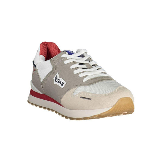 Gas White Polyester Sneaker Gas