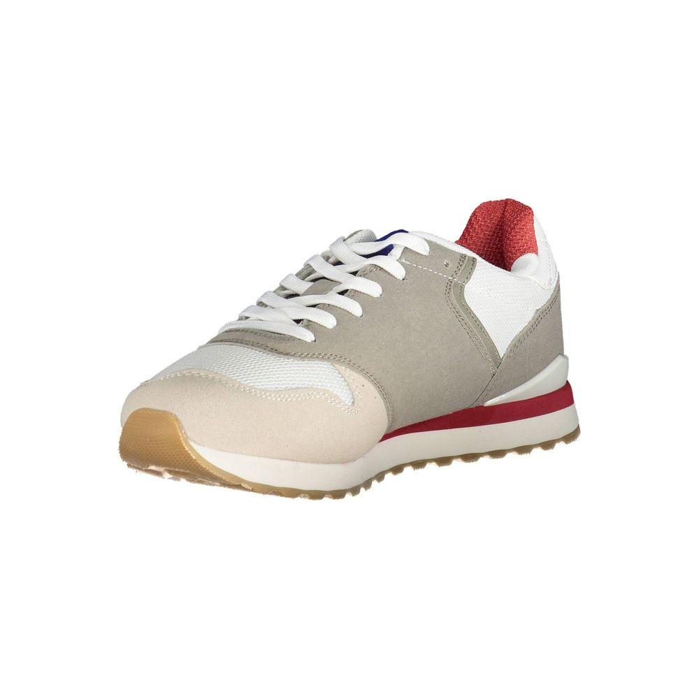 Gas White Polyester Sneaker Gas