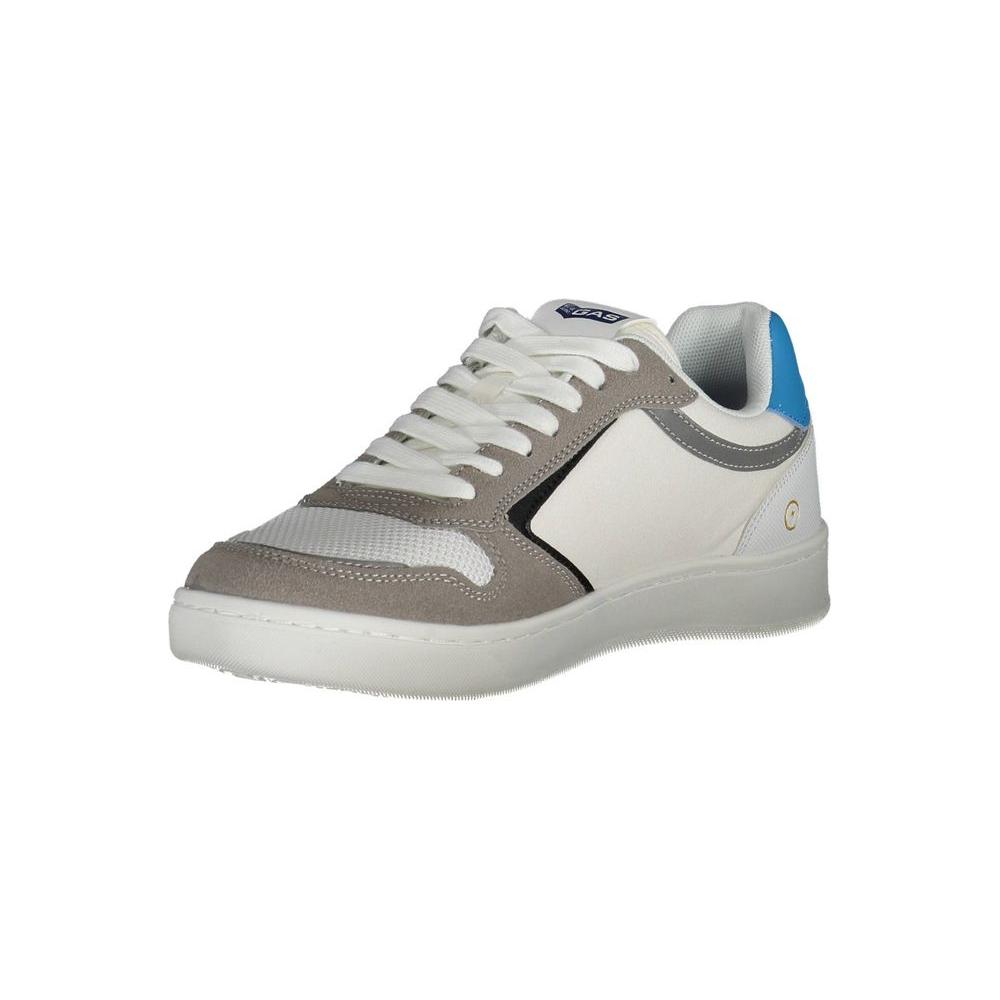 Gas White Polyester Sneaker Gas