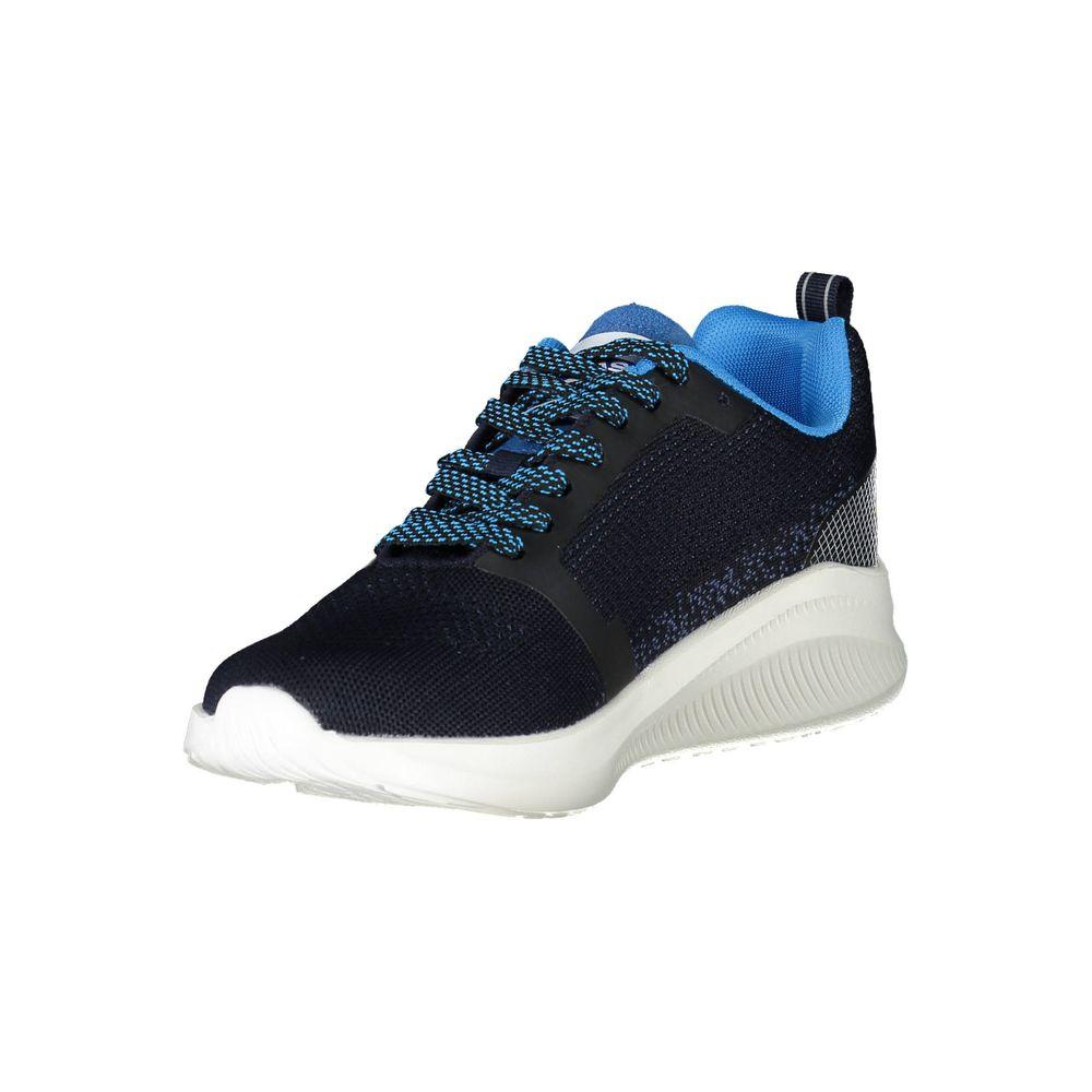 Gas Blue Polyester Sneaker Gas