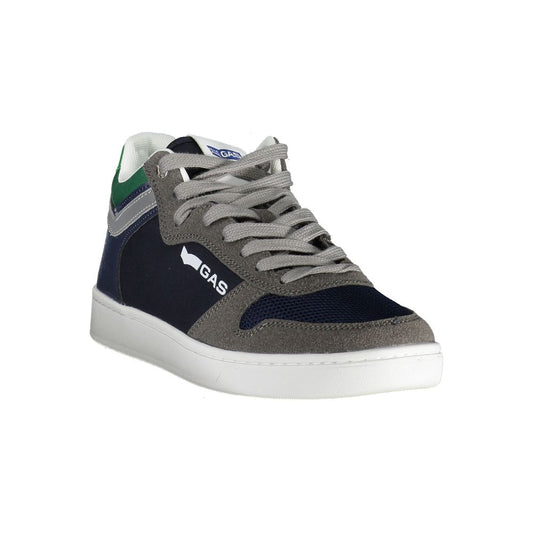 Gas Blue Polyester Sneaker Gas