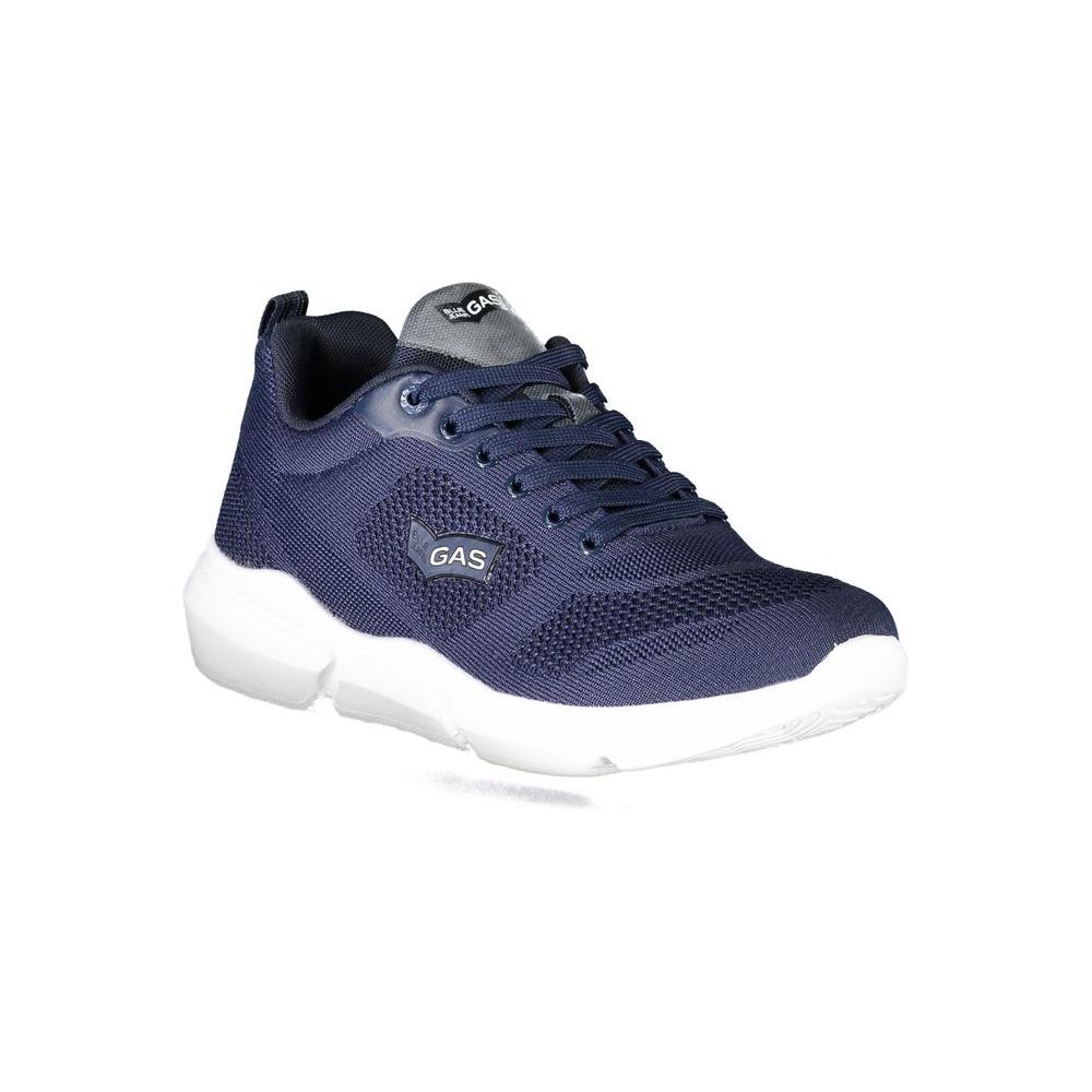 Gas Blue Polyester Sneaker Gas