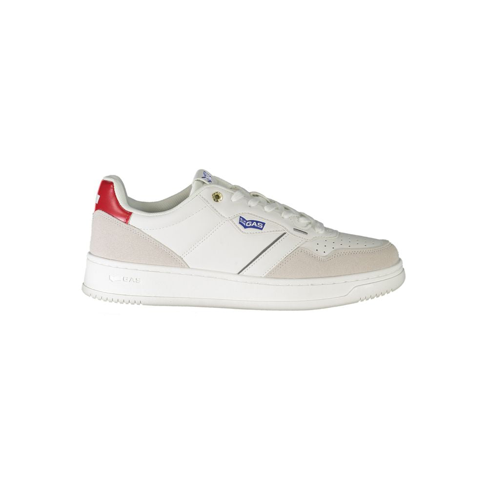 Gas White Polyester Sneaker Gas