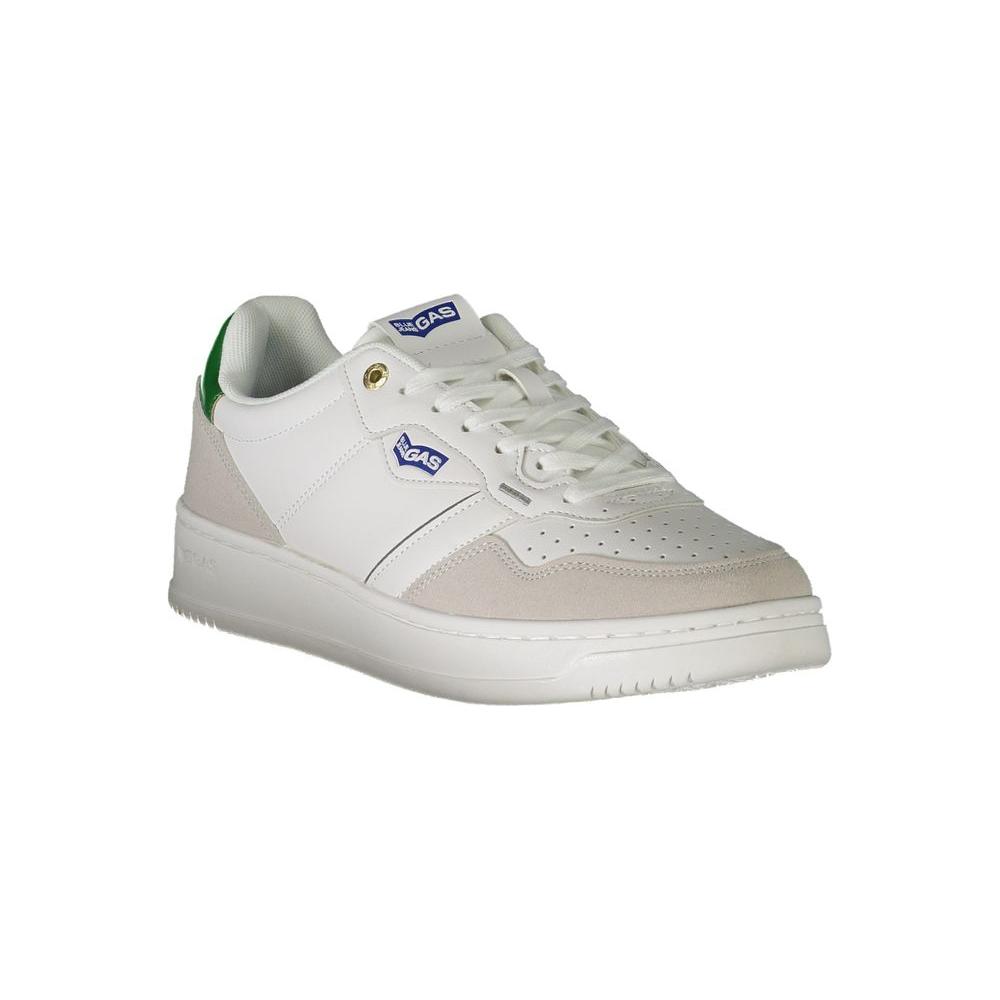 Gas White Polyester Sneaker Gas