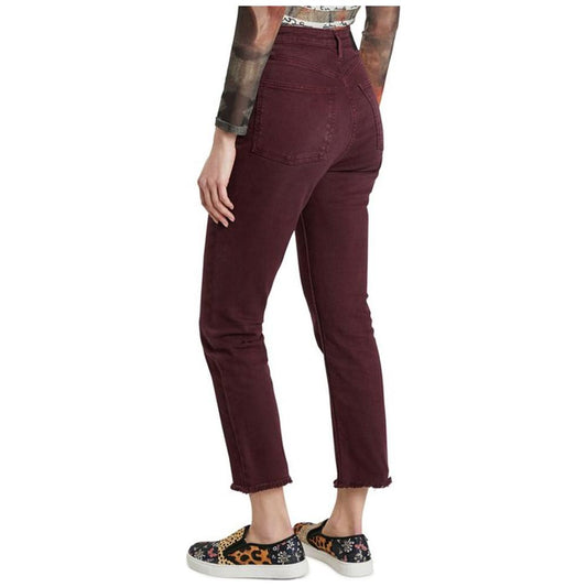 Desigual Bordeaux Cotton Jeans & Pant Desigual