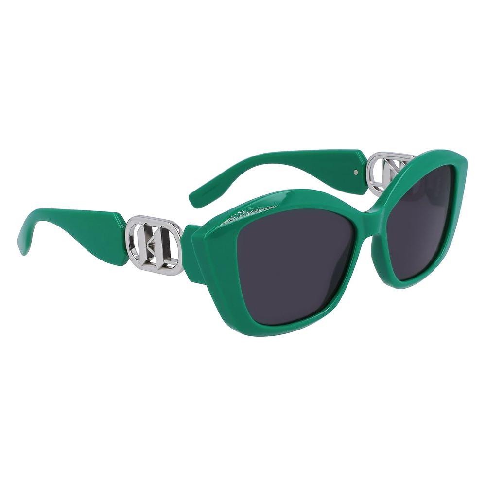 Karl Lagerfeld Green Injected Sunglasses Karl Lagerfeld