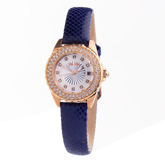 Folli Follie Blue Leather Watch Folli Follie