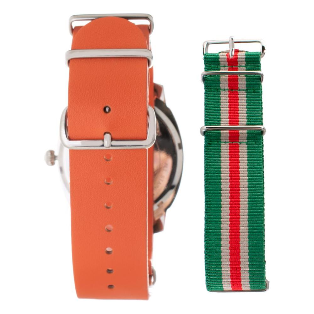 Folli Follie Orange Leather Watch Folli Follie