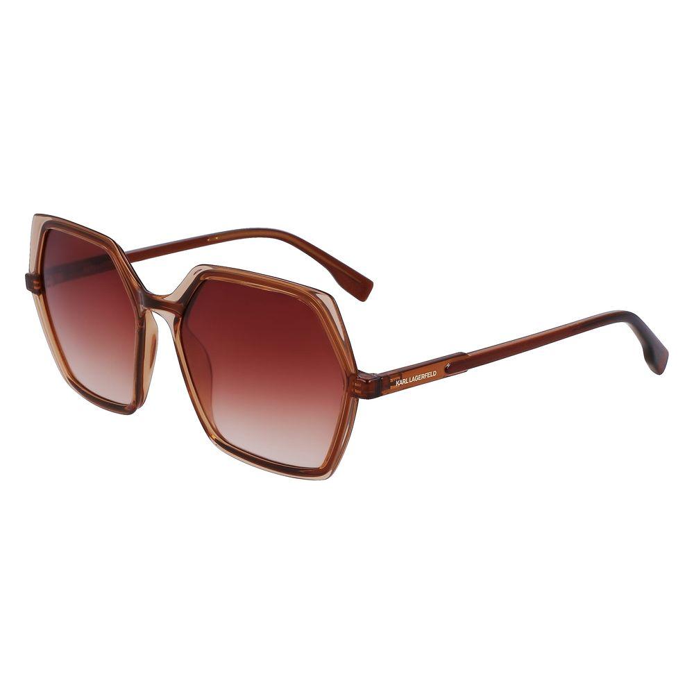 Karl Lagerfeld Brown Injected Sunglasses Karl Lagerfeld Sienna