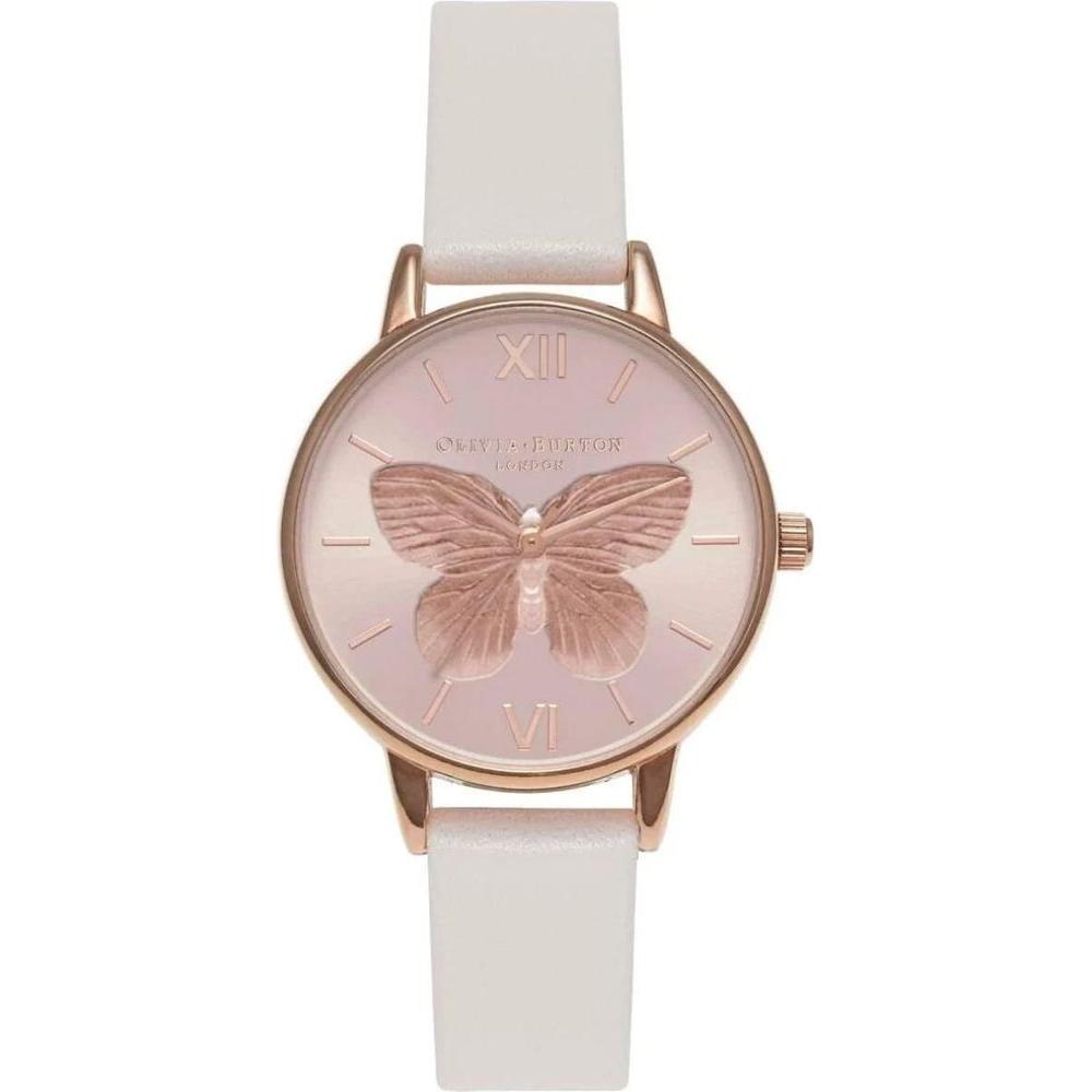 Olivia Burton White Synthetic Leather Watch Olivia Burton