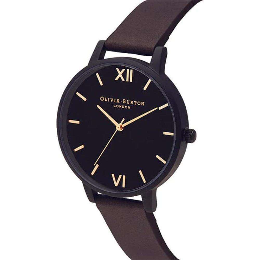 Olivia Burton Black Synthetic Leather Watch Olivia Burton