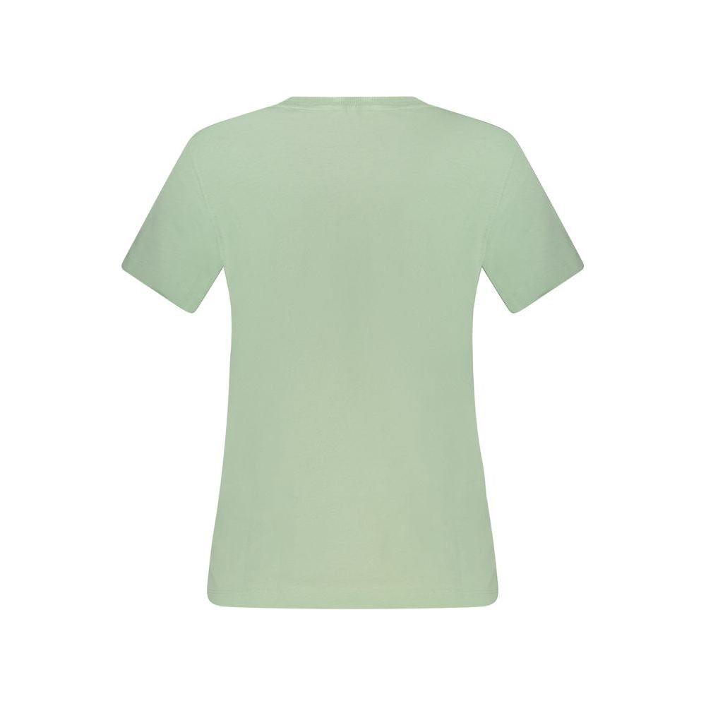 Guess Jeans Green Cotton Tops & T-Shirt Guess Jeans