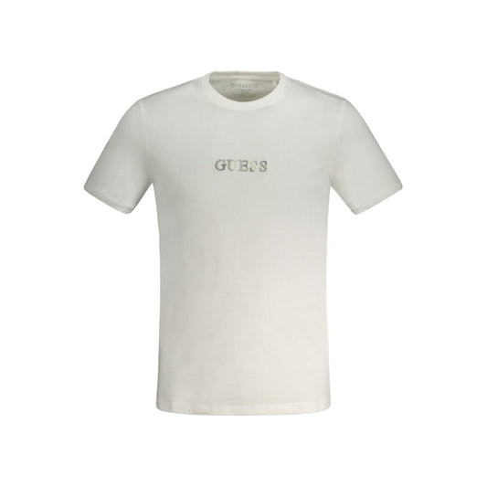 Guess Jeans White Cotton T-Shirt Guess Jeans