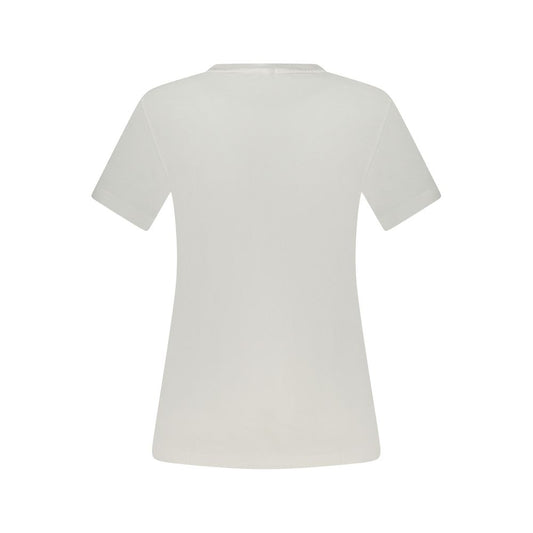 Guess Jeans White Cotton Tops & T-Shirt Guess Jeans