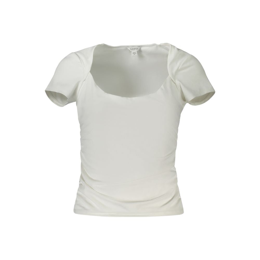 Guess Jeans White Spandex Tops & T-Shirt Guess Jeans