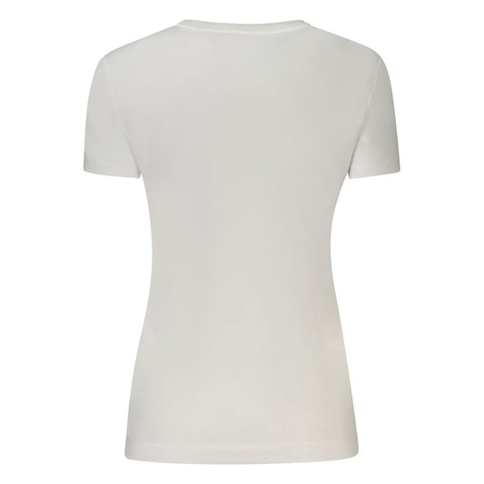 Guess Jeans White Cotton Tops & T-Shirt Guess Jeans