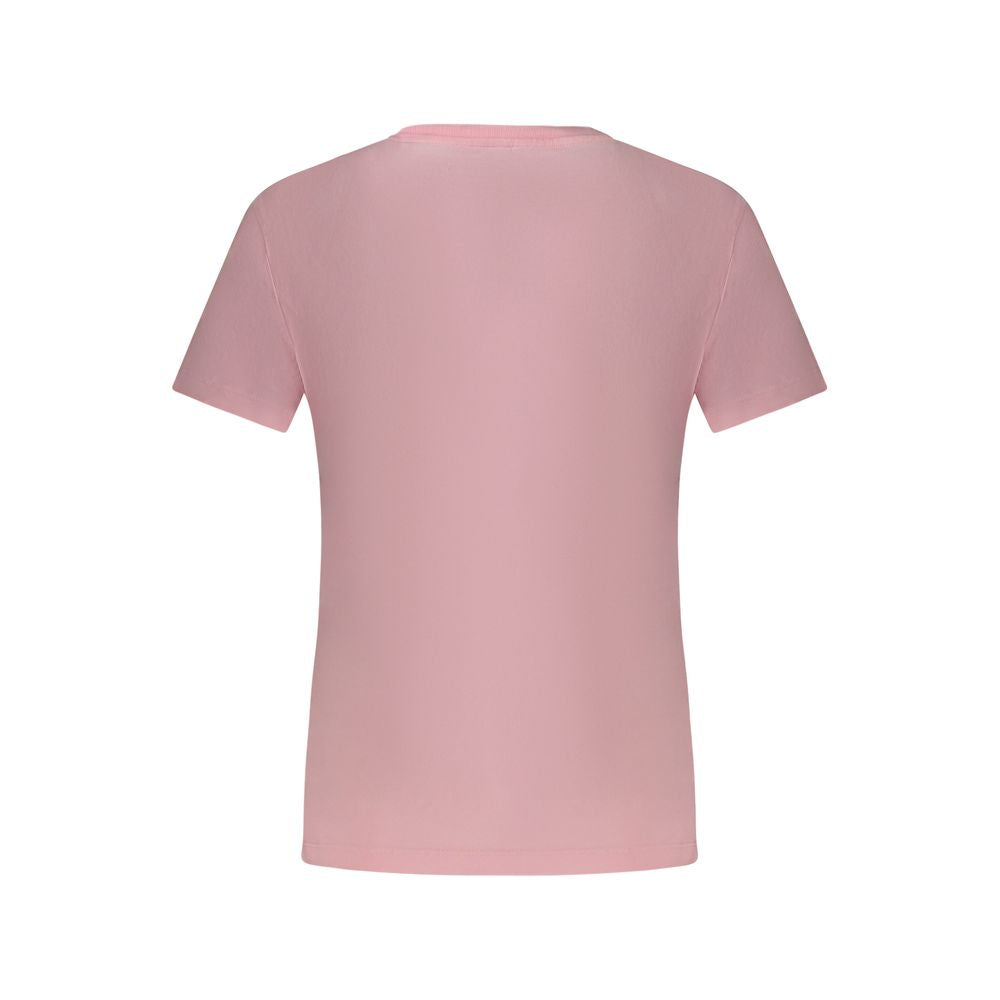 Guess Jeans Pink Cotton Tops & T-Shirt Guess Jeans