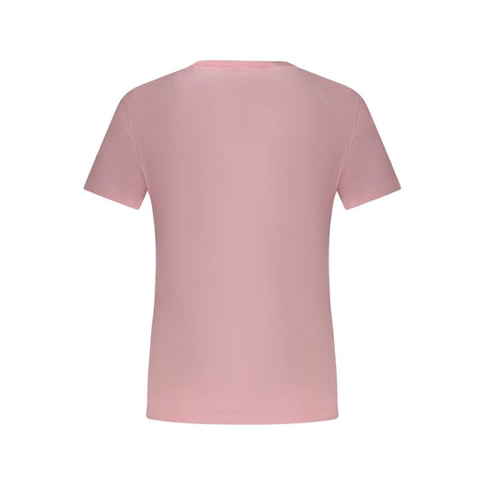 Guess Jeans Pink Cotton Tops & T-Shirt Guess Jeans