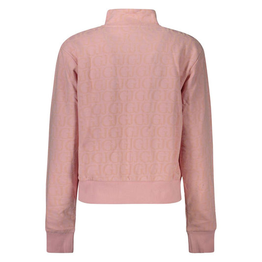 Guess Jeans Pink Cotton Sweater Guess Jeans