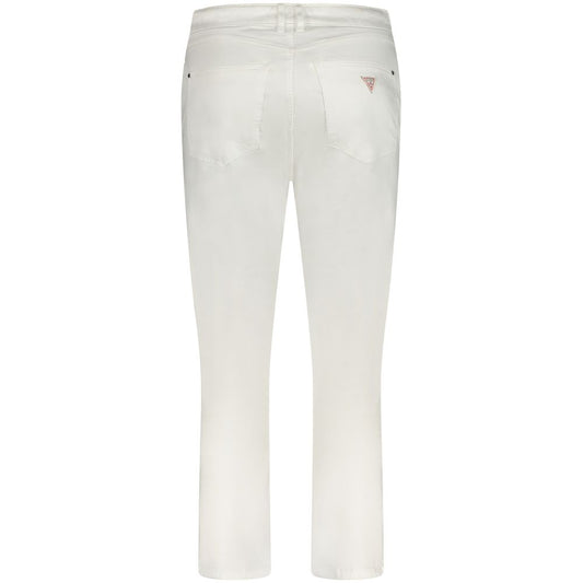 Guess Jeans White Cotton Jeans & Pant Guess Jeans