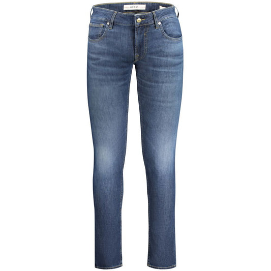 Guess Jeans Blue Cotton Jeans & Pant Guess Jeans