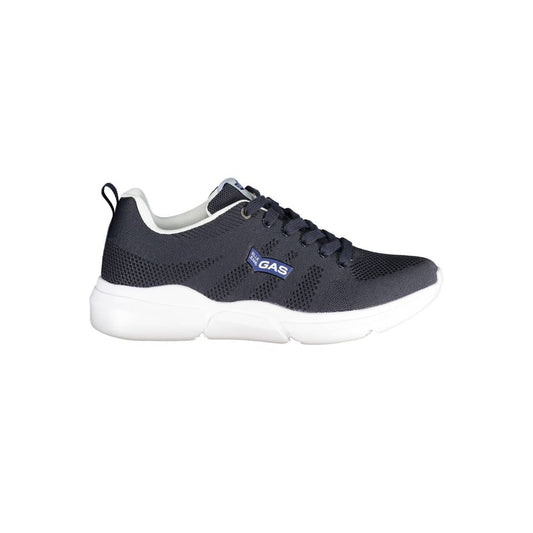 Gas Blue Artificial Leather Sneaker Gas