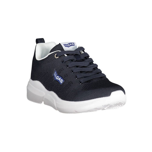 Gas Blue Artificial Leather Sneaker Gas